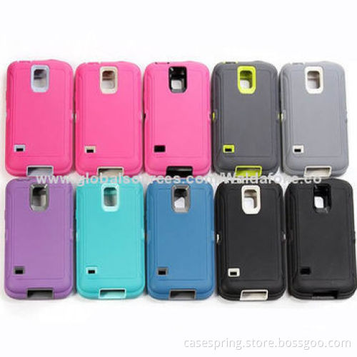 Hybrid mobile phone cases for Samsung Galaxy S5